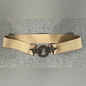 Gold Glitter Belt